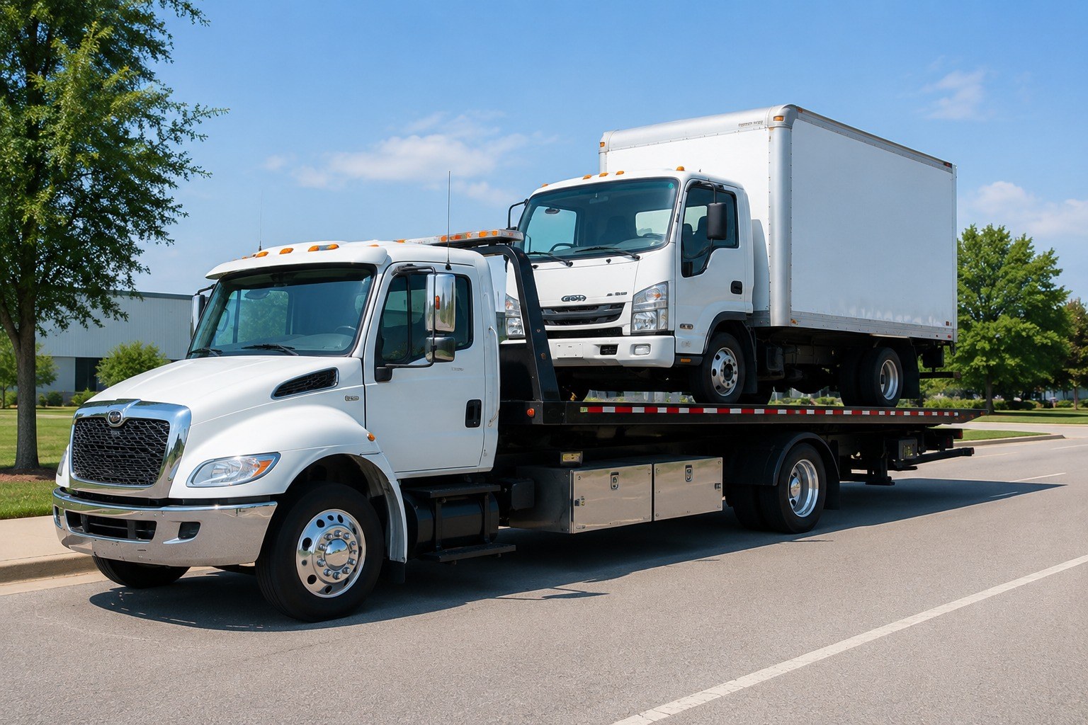 Medium-duty wrecker